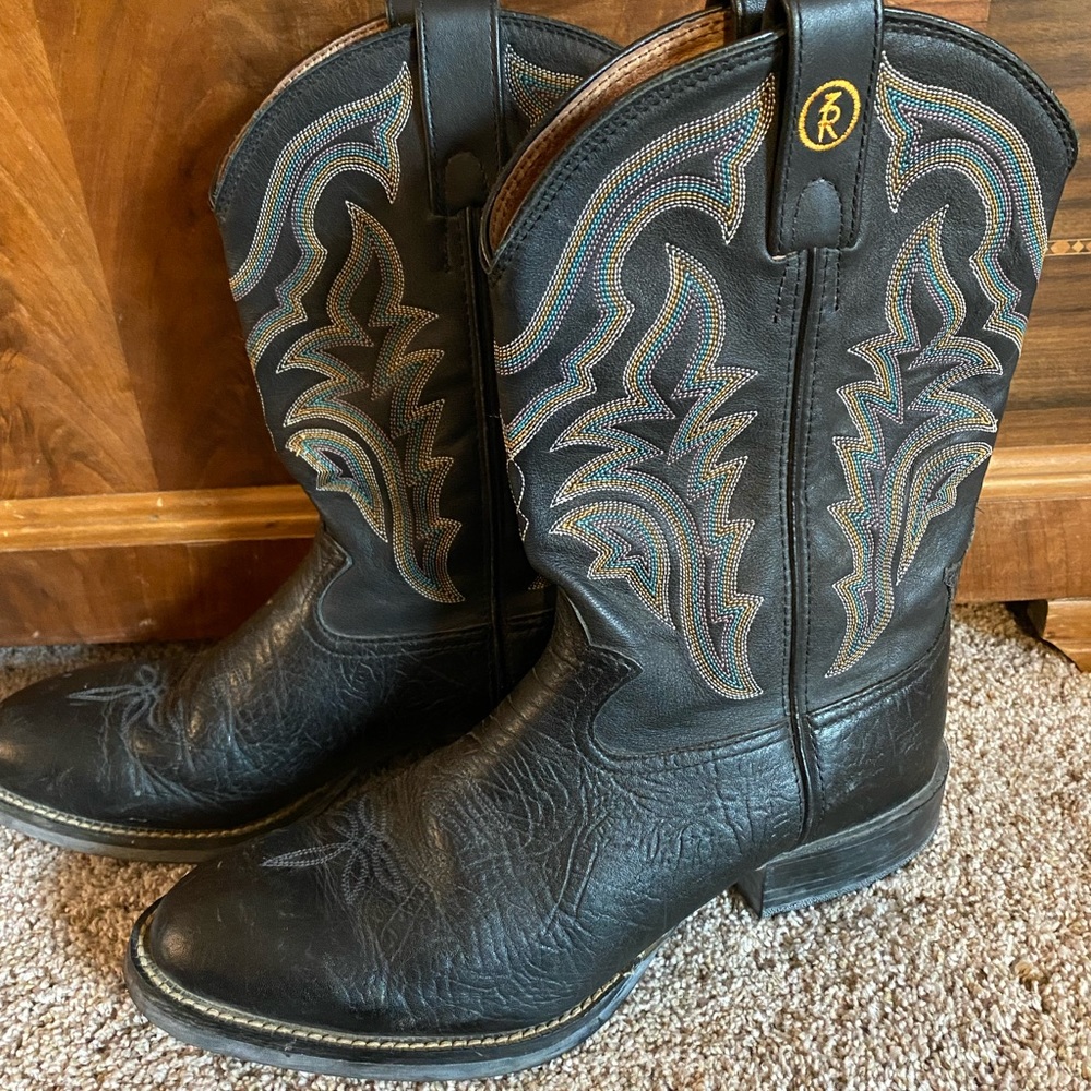Mens size 10.5 black Tony Lama